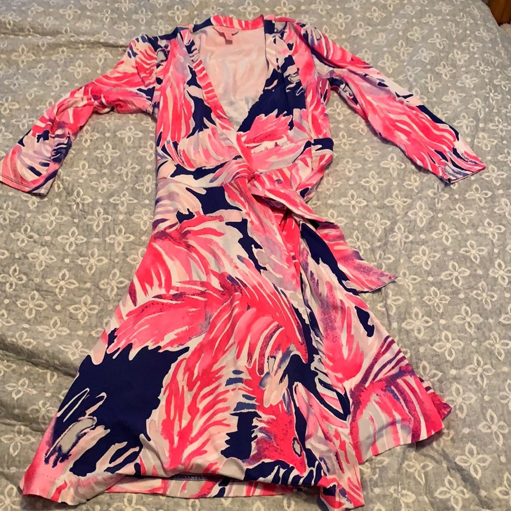 Lilly Pulitzer Emilia wrap dress EUC